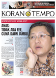 Cover Koran Tempo - Edisi 2012-01-20