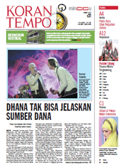 Cover Koran Tempo - Edisi 2012-03-04