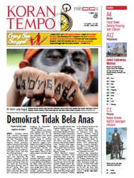 Cover Koran Tempo - Edisi 2012-03-11