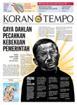 Cover Koran Tempo - Edisi 2012-03-21