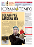 Cover Koran Tempo - Edisi 2012-03-30