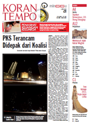 Cover Koran Tempo - Edisi 2012-04-01