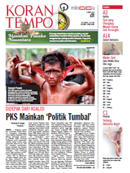 Cover Koran Tempo - Edisi 2012-04-08