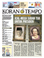 Cover Koran Tempo - Edisi 2012-04-10