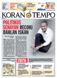 Cover Koran Tempo - Edisi 2012-04-13