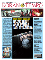 Cover Koran Tempo - Edisi 2012-04-14