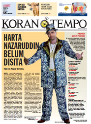 Cover Koran Tempo - Edisi 2012-04-20