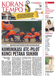 Cover Koran Tempo - Edisi 2012-05-13