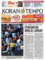 Cover Koran Tempo - Edisi 2012-05-14