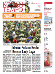 Cover Koran Tempo - Edisi 2012-05-20