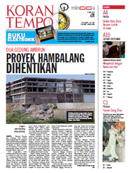 Cover Koran Tempo - Edisi 2012-05-27