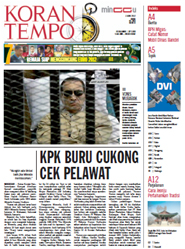 Cover Koran Tempo - Edisi 2012-06-03