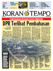 Cover Koran Tempo - Edisi 2012-06-04