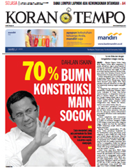 Cover Koran Tempo - Edisi 2012-06-05