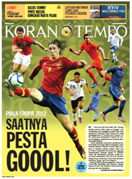 Cover Koran Tempo - Edisi 2012-06-08