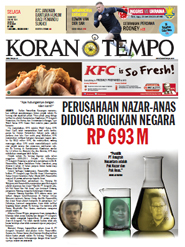 Cover Koran Tempo - Edisi 2012-06-19