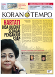 Cover Koran Tempo - Edisi 2012-07-09