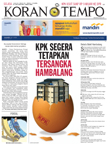 Cover Koran Tempo - Edisi 2012-07-10
