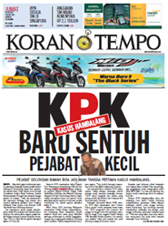Cover Koran Tempo - Edisi 2012-07-20