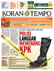 Cover Koran Tempo - Edisi 2012-08-02