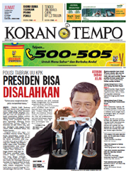 Cover Koran Tempo - Edisi 2012-08-03