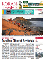 Cover Koran Tempo - Edisi 2012-08-05
