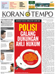 Cover Koran Tempo - Edisi 2012-08-07