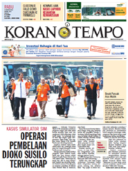 Cover Koran Tempo - Edisi 2012-08-15