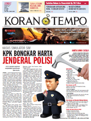 Cover Koran Tempo - Edisi 2012-08-24