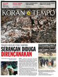 Cover Koran Tempo - Edisi 2012-08-28