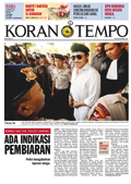Cover Koran Tempo - Edisi 2012-08-29