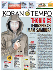 Cover Koran Tempo - Edisi 2012-09-11