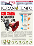 Cover Koran Tempo - Edisi 2012-09-18