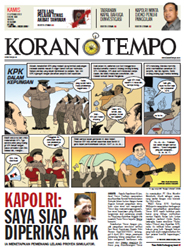 Cover Koran Tempo - Edisi 2012-09-27