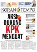 Cover Koran Tempo - Edisi 2012-10-02