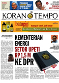 Cover Koran Tempo - Edisi 2012-11-01