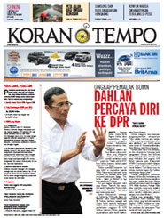 Cover Koran Tempo - Edisi 2012-11-05
