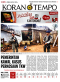 Cover Koran Tempo - Edisi 2012-11-12