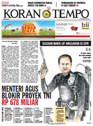Cover Koran Tempo - Edisi 2012-11-20