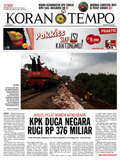 Cover Koran Tempo - Edisi 2012-11-26