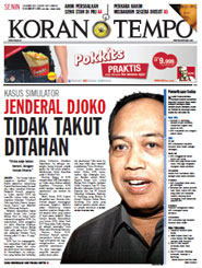 Cover Koran Tempo - Edisi 2012-12-03