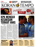 Cover Koran Tempo - Edisi 2012-12-10