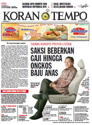Cover Koran Tempo - Edisi 2012-12-19