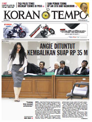 Cover Koran Tempo - Edisi 2012-12-21