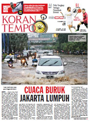 Cover Koran Tempo - Edisi 2012-12-23