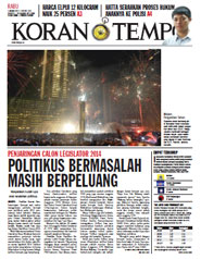 Cover Koran Tempo - Edisi 2013-01-02