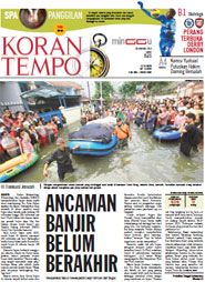 Cover Koran Tempo - Edisi 2013-01-20