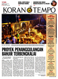 Cover Koran Tempo - Edisi 2013-01-21