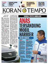 Cover Koran Tempo - Edisi 2013-02-12