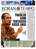 Cover Koran Tempo - Edisi 2013-02-20